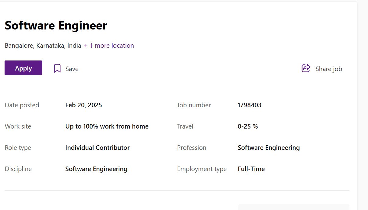 Read more about the article Software Engineer At Microsoft